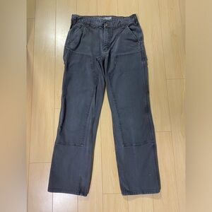 Men’s double knee carhartt pants grey